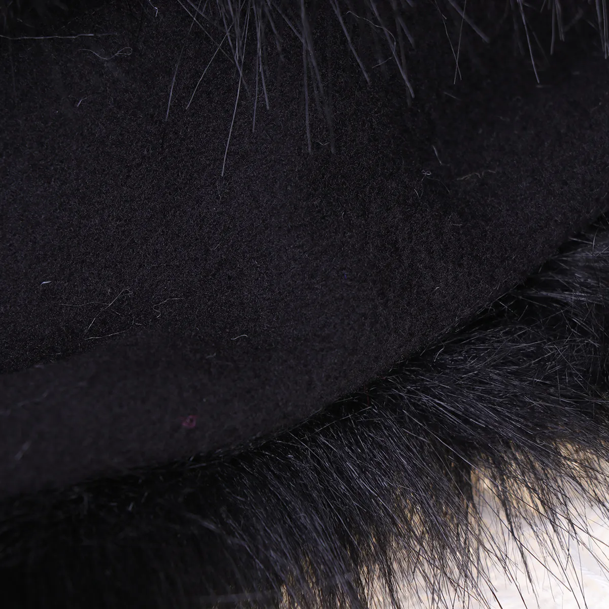 

Winter Warm Women Hat Black Long Hair Soft Ski Earmuff Cold Weather Cap for Stylish Outdoor Essential Women Hat