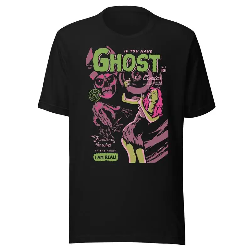 

Stakes Ghost Comics Vintage T Shirt Black New