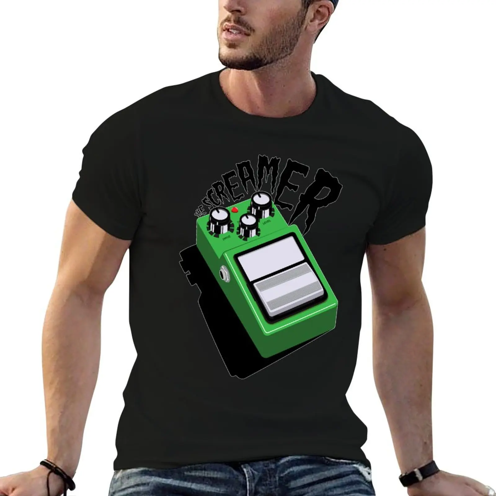 The Tube Screamer T-Shirt Casual Loose Fit Short Sleeve T-Shirt