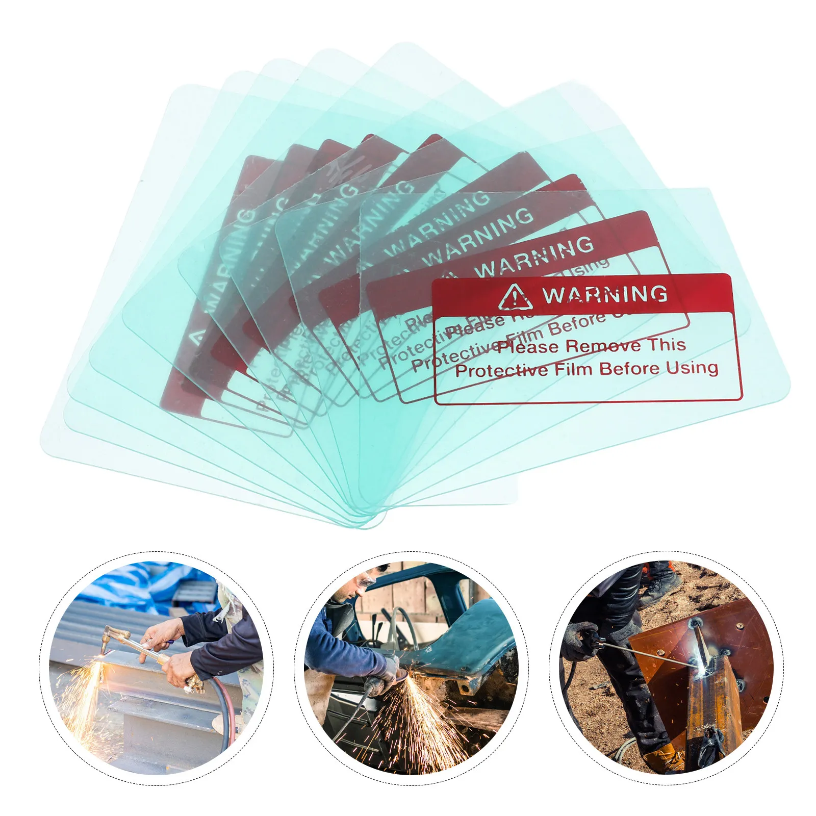 

10 шт. сменных прозрачных солнцезащитных линз для автоматически затемняющегося сварочного маска, аксессуар для сварочного шлема