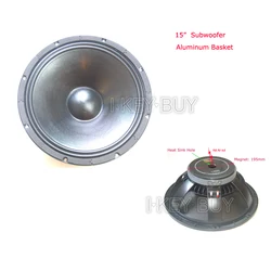 1pc 15 inch Subwoofer 3000W  4 ohm Cloth Edge  Surround  Big Magnet 195mm PA Broadcast Stage Bass Professional Woofer Speaker
