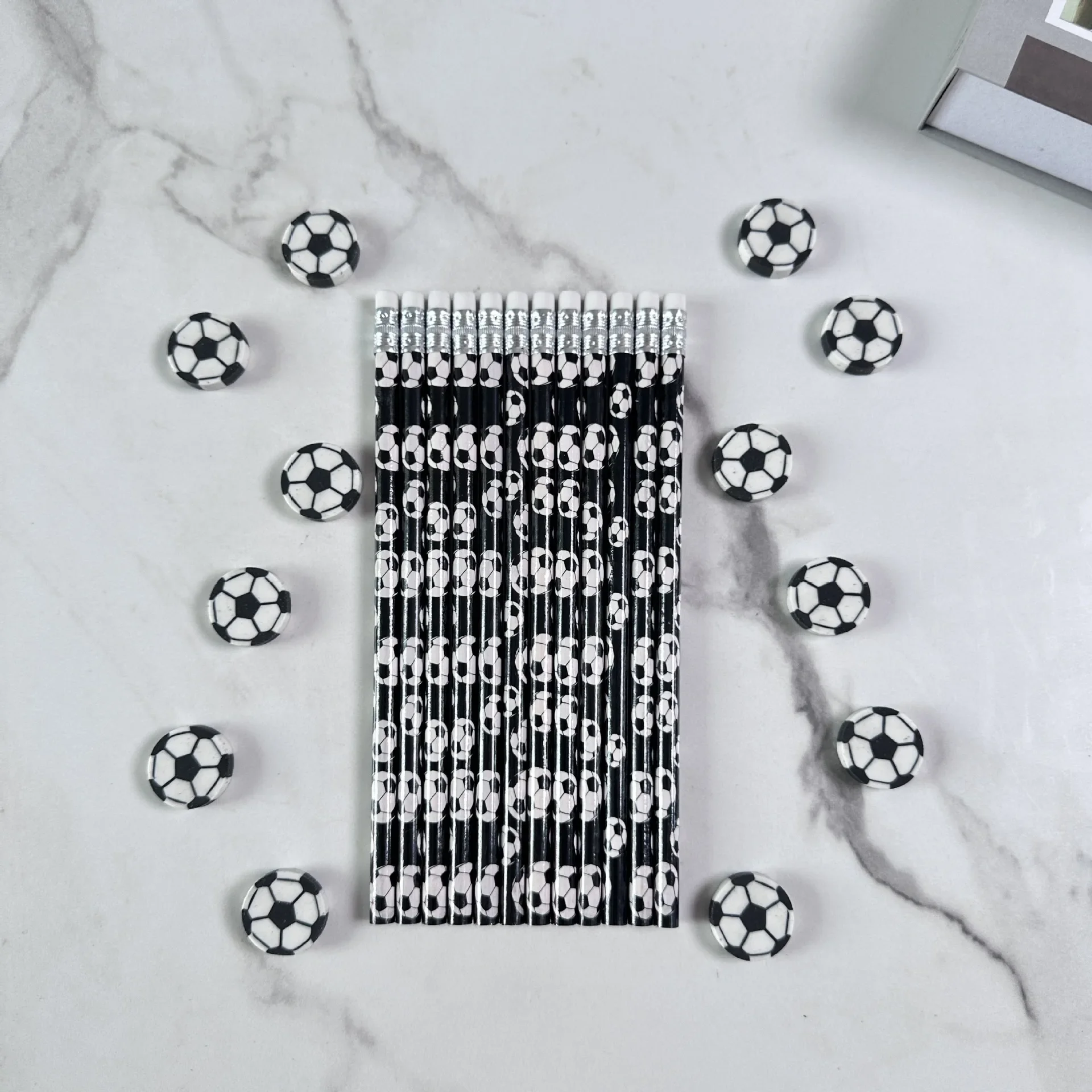 

20 football pencils, football themed wooden pencils, home school sports stationery Gifts Party supplies Office supplies