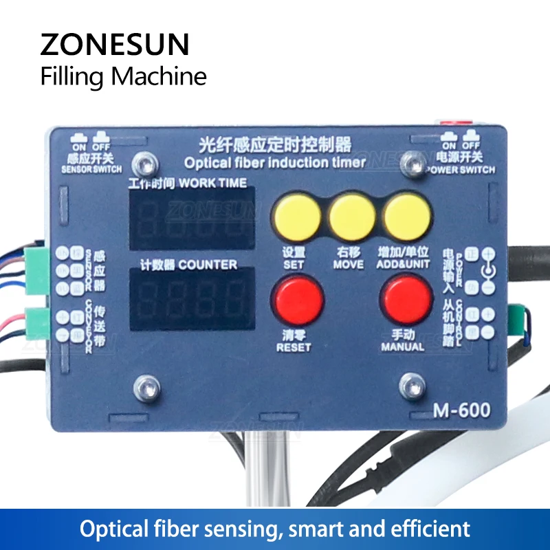 Zonesun Vloeibare Vulmachine Automatische Productielijn Magnetische Pomp Parfum Etherische Olie Flessen Flacon Buis Sap ZS-MPYT600A