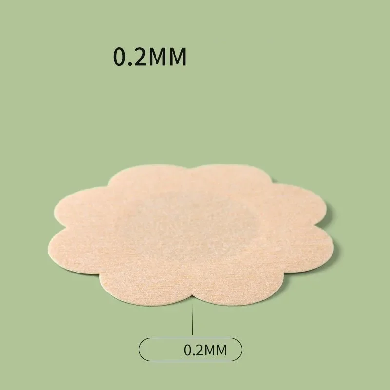 100pcs Women's Invisible Nipple Pasties Breast Lift Tape Overlays on Bra Stickers Chest One-off Nipple Covers Pads Accessories