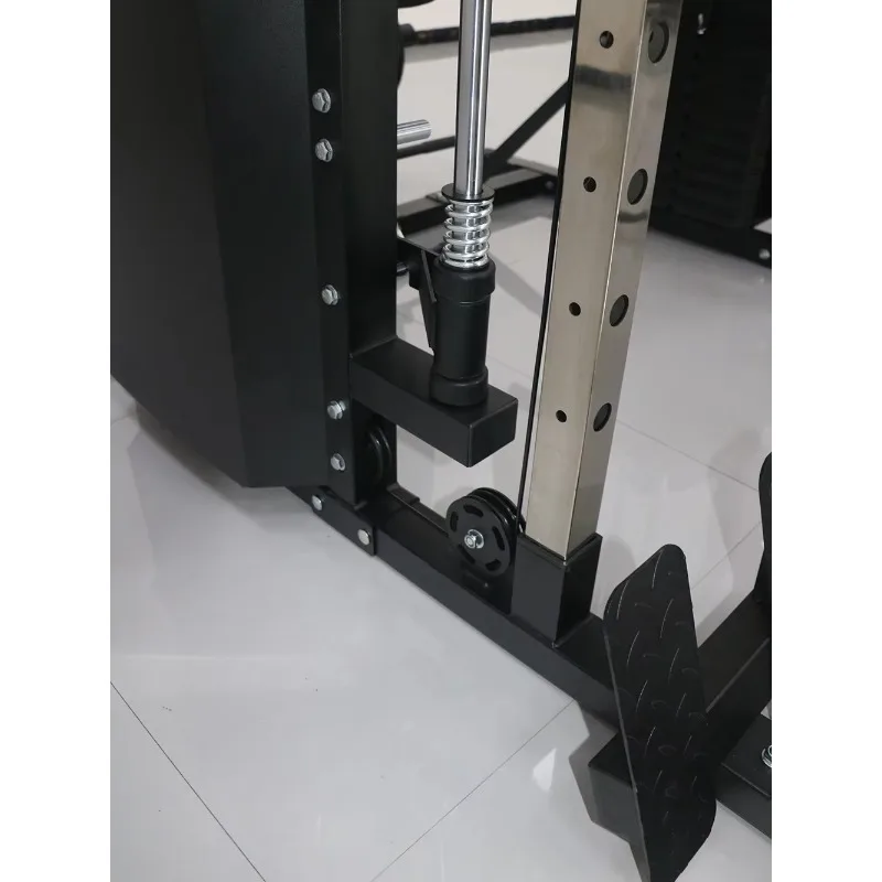 YTYINUnisex Comprehensive Trainer Fitness Machine Smith Machine With Horizontal Push Squat Frame Bird Gantry Multi-Function Stat