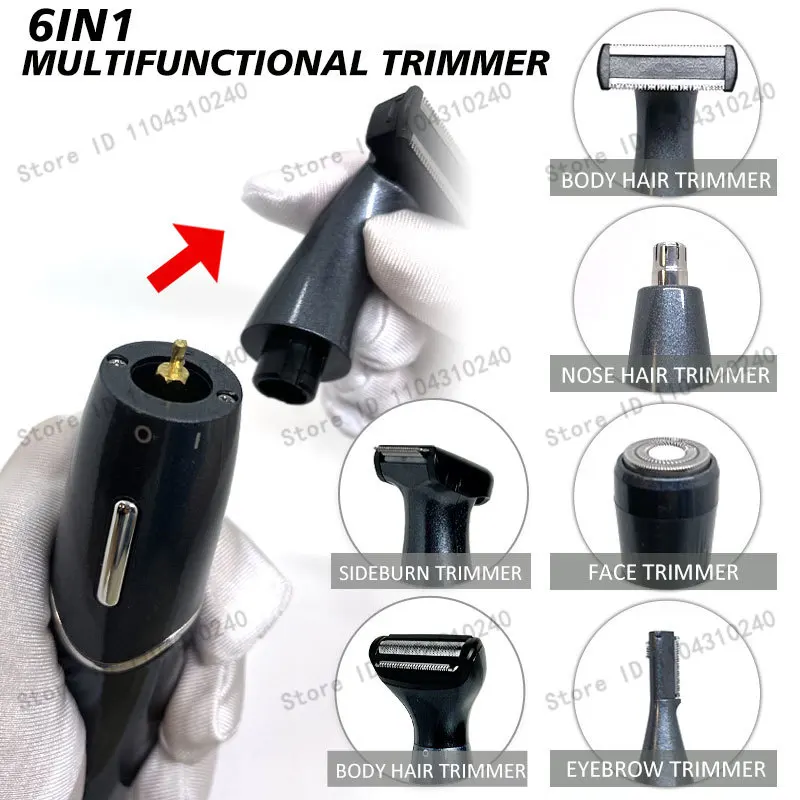 Body Hair Trimmer Replace Blades T-blade Precision, Bikini Hair Trimmer, Nose Trimmer, Sideburns Hair Blade, Eyebrow Trimmer image 3