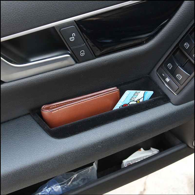For Mercedes Benz C-Class W204 W205 W206 2008-2024 front rear door storage organizer box Car Door Tray Organizer Accessories view 4