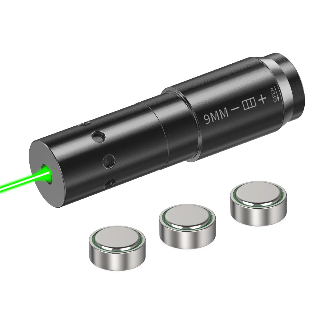 Herramienta de Calibración Láser de Alta Precisión de 9 mm: Puesta a Cero Rápida, Batería de Larga Duración.