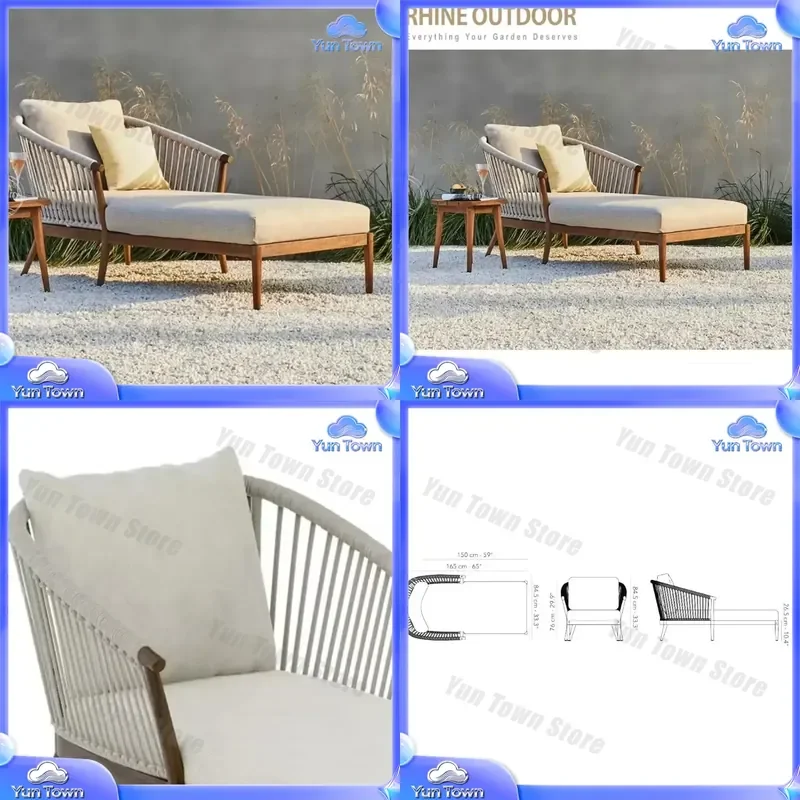 Garden Furniture Sun Lounger for Outdoor Patio Backyard Poolside Beach Chair for Chaise Lounge for Relaxation and Sunbathing
