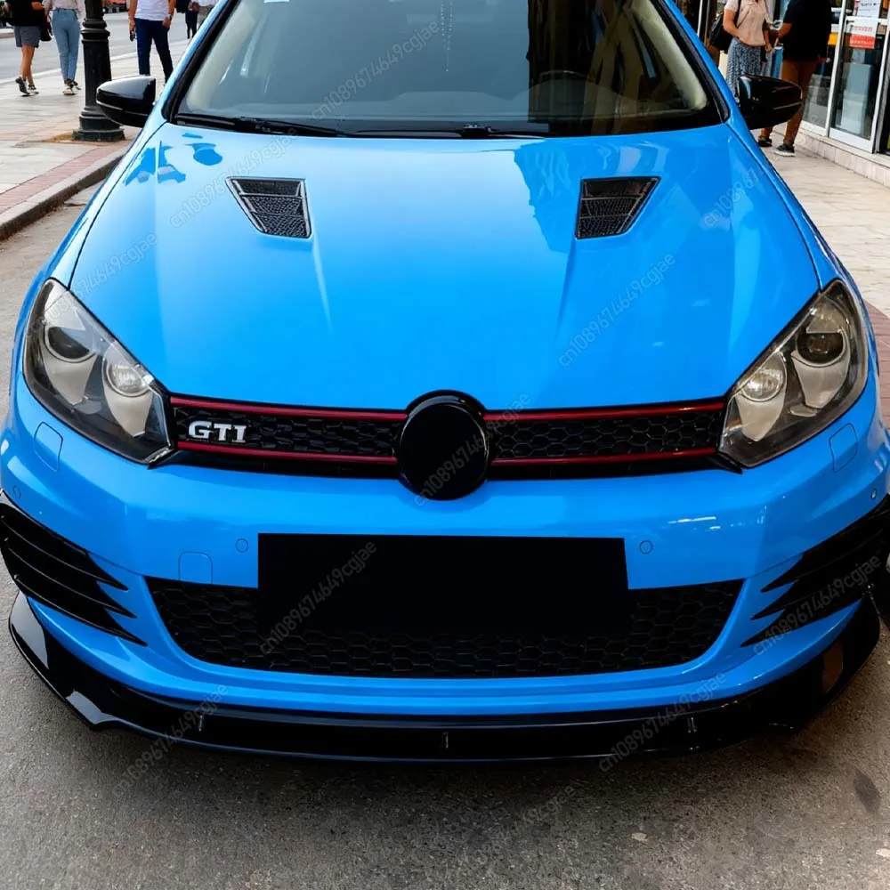 

Для VW Golf 6 MK6 GTI GTD R R20 2008–2013 тюнинг 3 шт. Автомобильный передний бампер, спойлер, разделитель, диффузор, крышка, дефлектор, комплект кузова