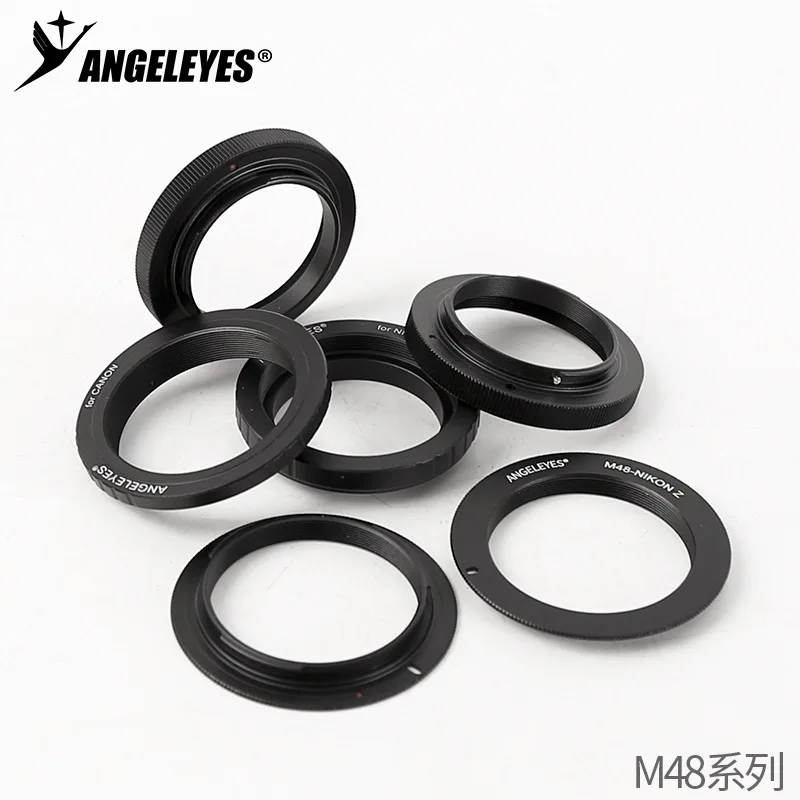 Angeleye M42/M48 DSLR camera adapter with micro mount EF Z RF E EF-M M48 interface