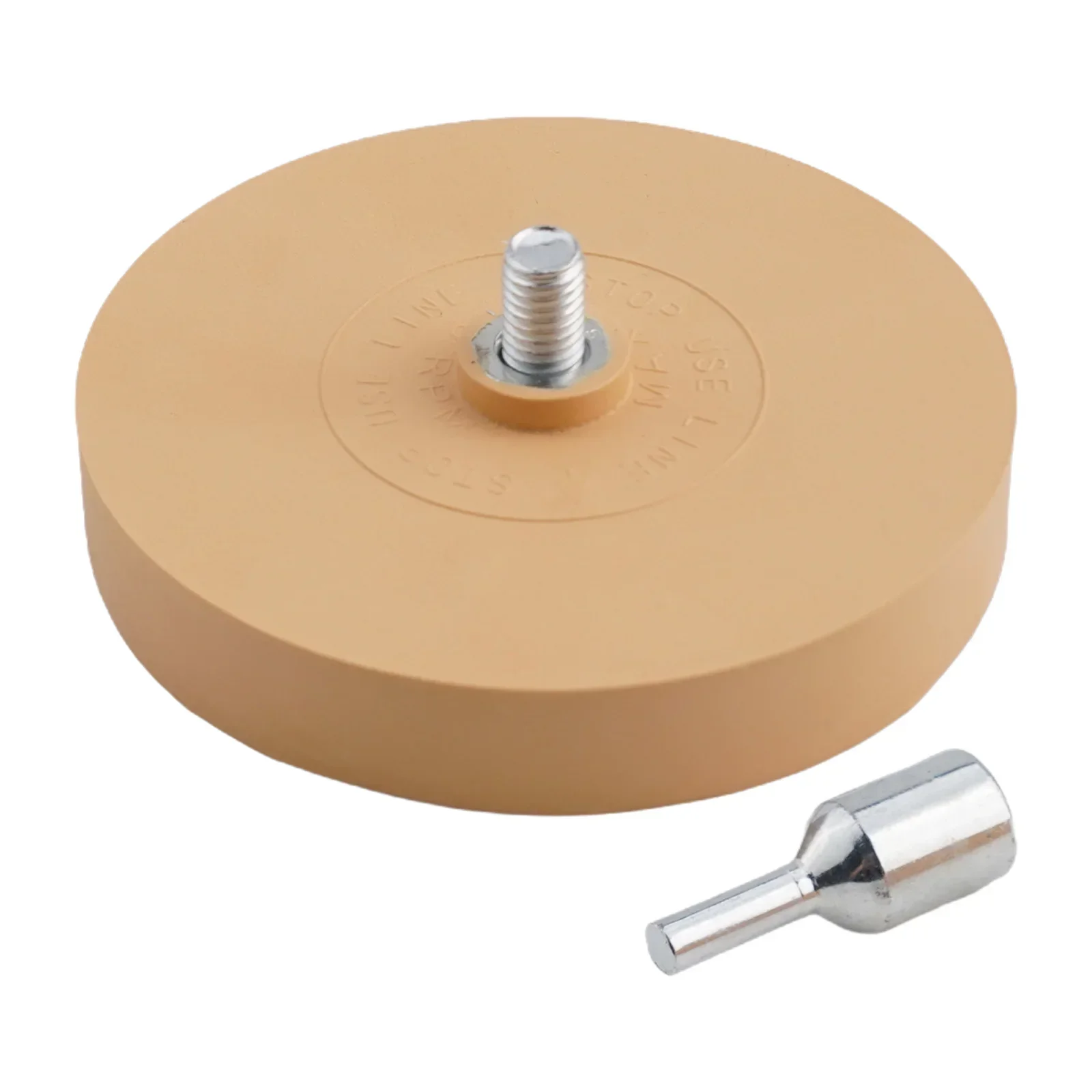 Easy And Safe Vinyl Removal 88mm Rubber Eraser Caramel Wheel  Protects Paint Job  Suitable For All Standard Drills
