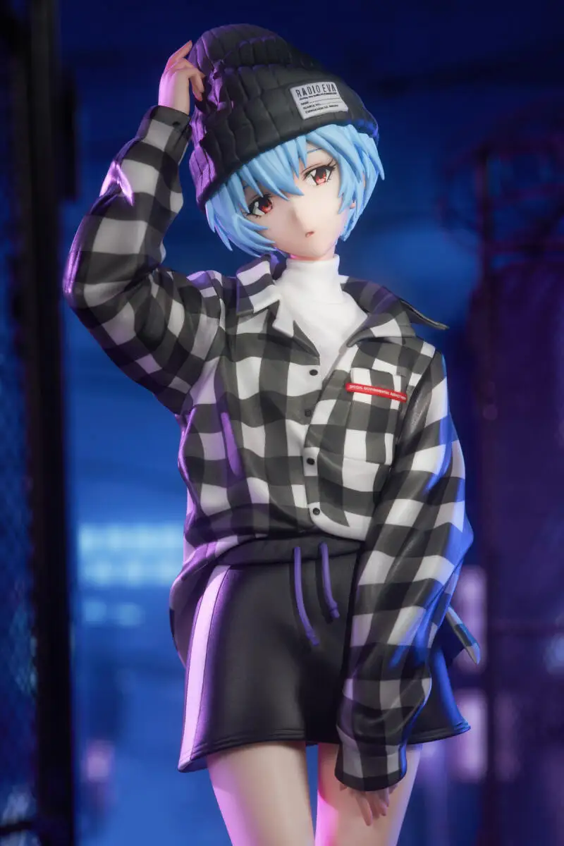 Hot Sale In Stock Hobby Max Neon Genesis Evangelion Standard Version Rei Ayanami Figure Anime Model Gift