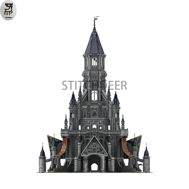 Very high difficulty MOC 47821PCS Hyrule Castle Kingdom architecture DIY Assemble Building Blocks Model toy brick display gifts