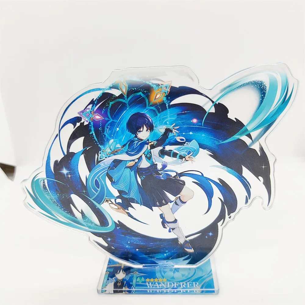 Anime Figur Impact Wanderer Nahida Cyno Yelan Acryl Stand Modell Platte Schreibtisch Dekor Stehende Zeichen Fans Geschenk – Detail 4