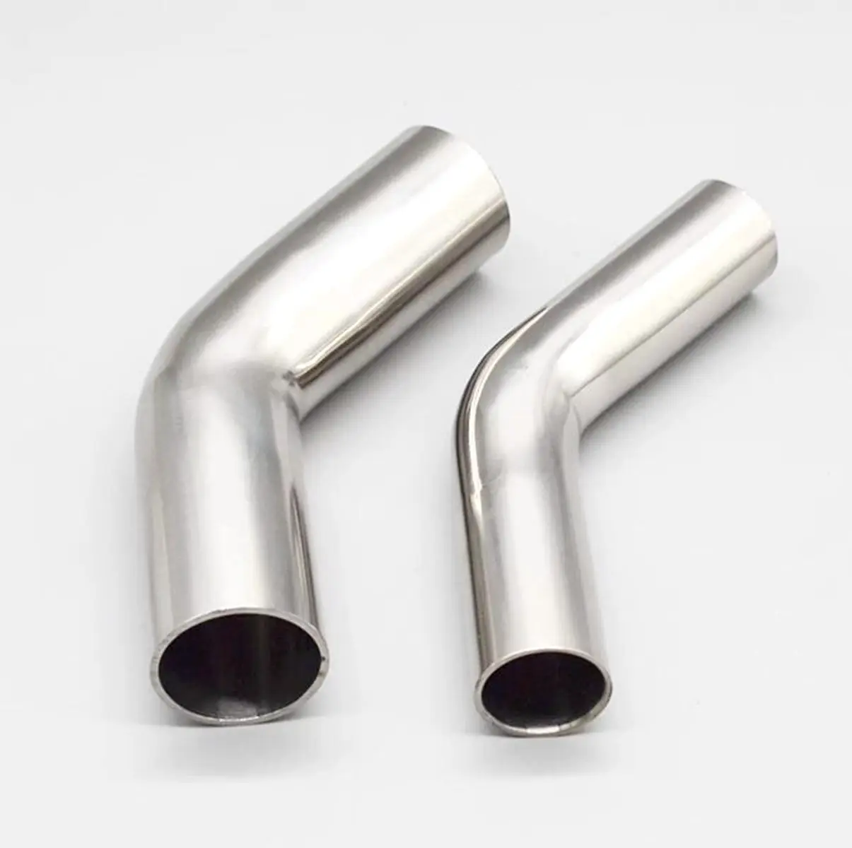 Outer Diameter 12.7/16/19/25/32/38/45/51/57/76/89/102mm 304 Stainless Sanitary 45 Degree Elbow Lengthen Welding Pipe Fitting