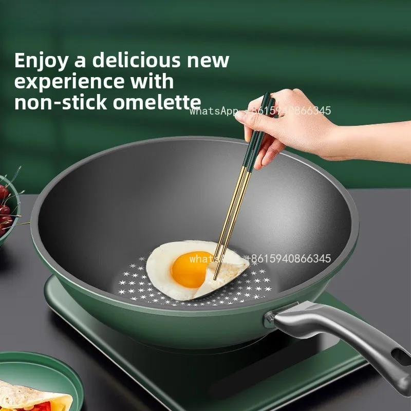 [Multi-purpose frying] Wok Non-stick pan Wok Pan Household induction cooker Gas universal pot