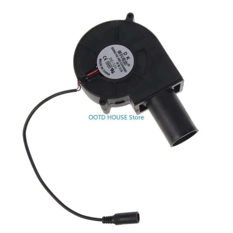 103A DC12V 9733 شواء مروحة الشواء موقد التدفئة منفاخ الطبخ شواء مروحة قابل للتعديل