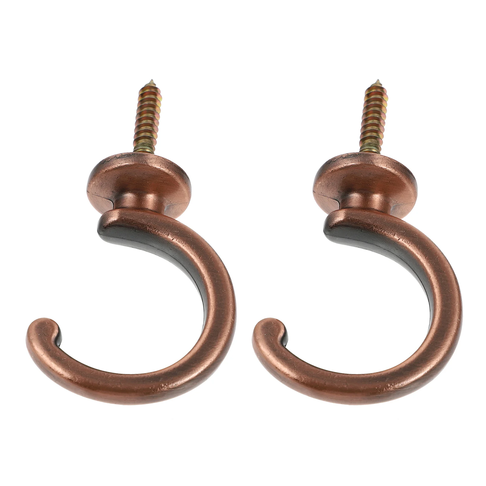 

2 Pcs Curtain Hook Rustic Decor Wall Hooks Vintage Sitting Room Home Tieback Mounted Tiebacks Zinc Alloy