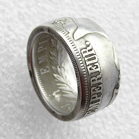 

Handmade Coin Ring By France 5Francs 1813A 'Head' copper-nickel alloy In Sizes 8-16