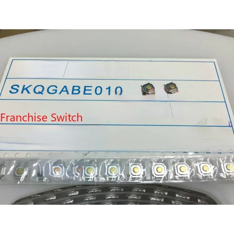10PCS SKQGABE010 Imported Light Touch Switch 4*4*1.5MM Car Remote Control Button Patch 4 Pin