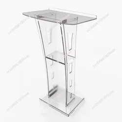 Removable welcome stage acrylic podium colorful hosting stage award podium conference  discoloration signing stage