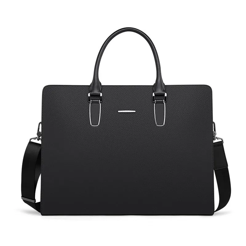 حقيبة يد الأعمال سعة كبيرة وثيقة كمبيوتر محمول للرجال كتف واحد حقيبة كروسبودي حقيبة ساعي الرجال حقائب جلدية للرجال