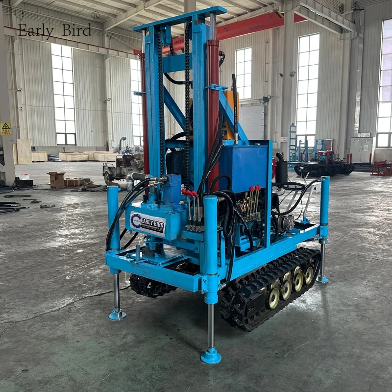 

Excellent Technical Team Manufacture Crawler Truck Mounted Water Well Machine Hydraulic Core Drilling Rig For Sale