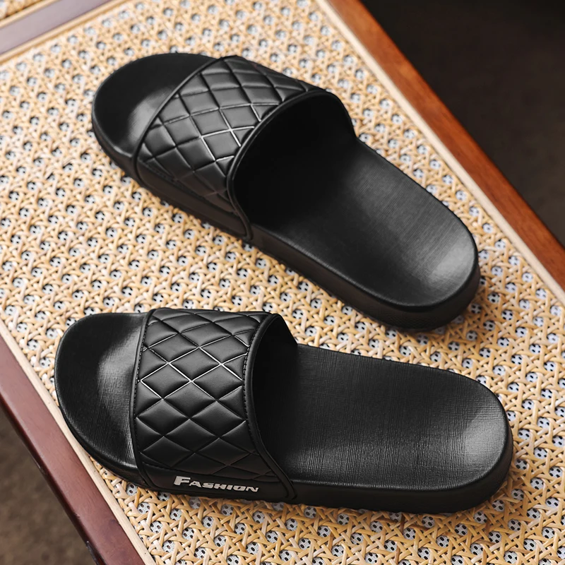 Summer Men\'s Slippers Slides Indoor Outdoor Beach Sandals Anti-slip Fashion Men Casual Garden Shoes Male Couple Outdoor Slippers