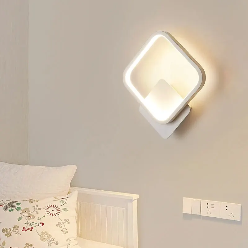 Creative Wall Lamp, Bedroom, Bedside Lamp, Staircase, Courtyard, Postmodern Background, Wall, Minimalist Decorative Lighting Fix