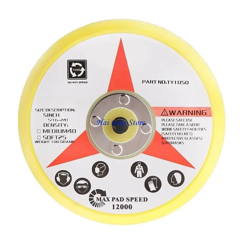 X37E NOWOŚĆ SPRZEDAŻ 2 -cali Polishing Sander Backer Plate drzemka Hak Hook Pętla szlifowania