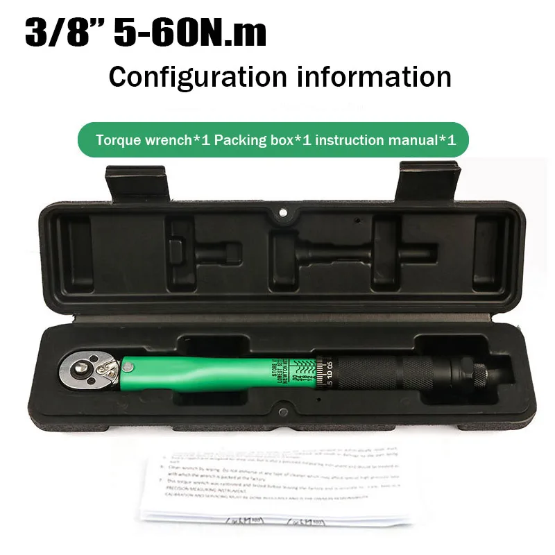 5-60n. m Drehmoments chl üssel 3/8 ''Vierkant antrieb vor eingestellte Fahrrad drehmomente Schlüssel Zwei-Wege-Ratsche Auto Fahrrad Auto Handwerkzeuge – Detail 15