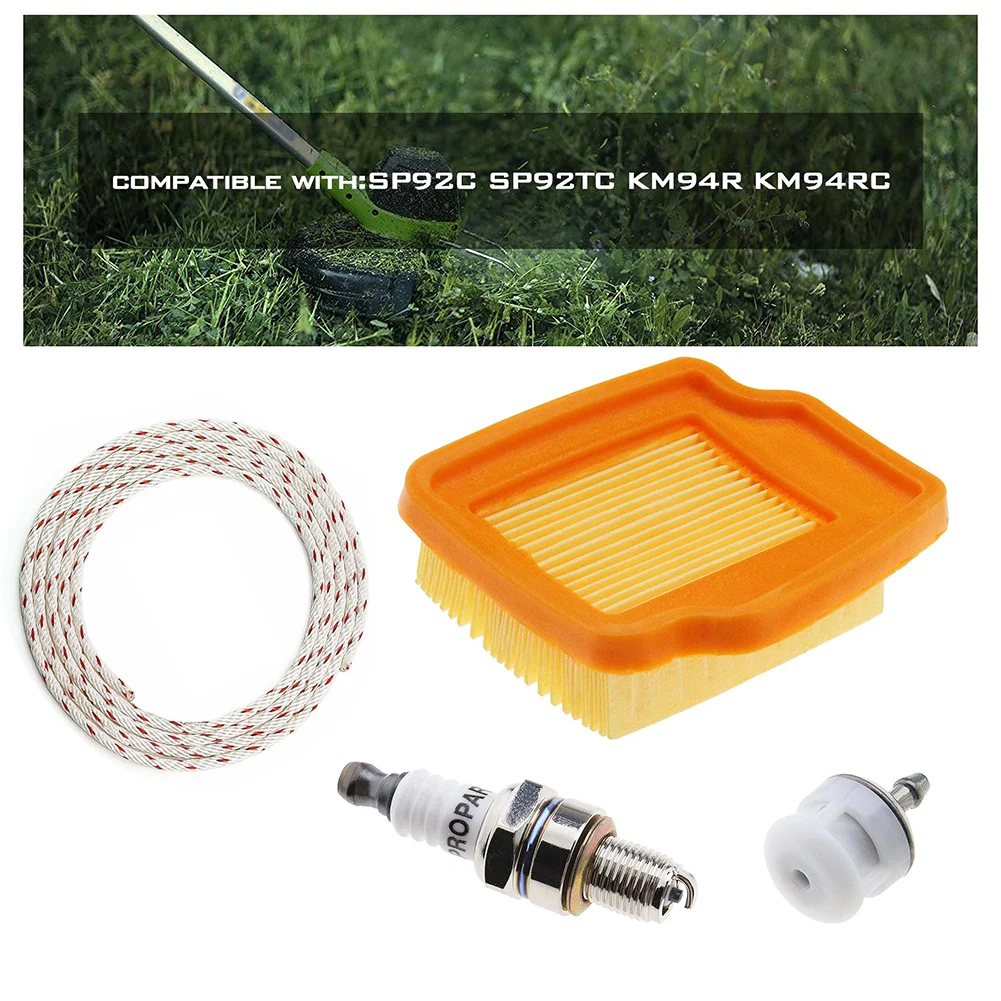 Imagem -02 - Filtro de ar Spark Plug Kit para Stihl Km94 Km94r Km94r Km94rc Sp92 Substituição Absoluta Peça Sobresselente Casa Graden Suprimentos Ferramenta Peça