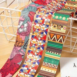 2 meters 3.8cm wide printed webbing bag shoulder strap accessories musical instrument strap production material accessories