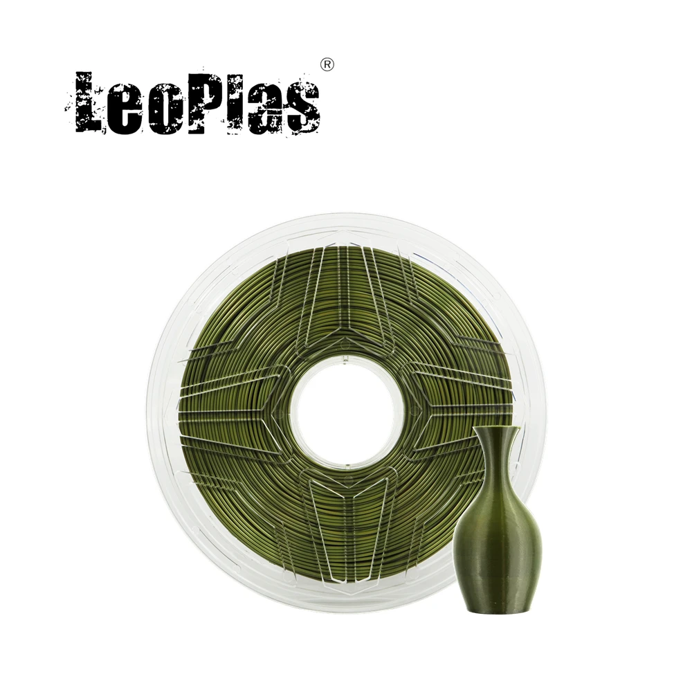 

LeoPlas Army Green TPU Filament Flexible 1.75mm 1kg 95A Shore Hardness 3D Printer Consumables Printing Supplies