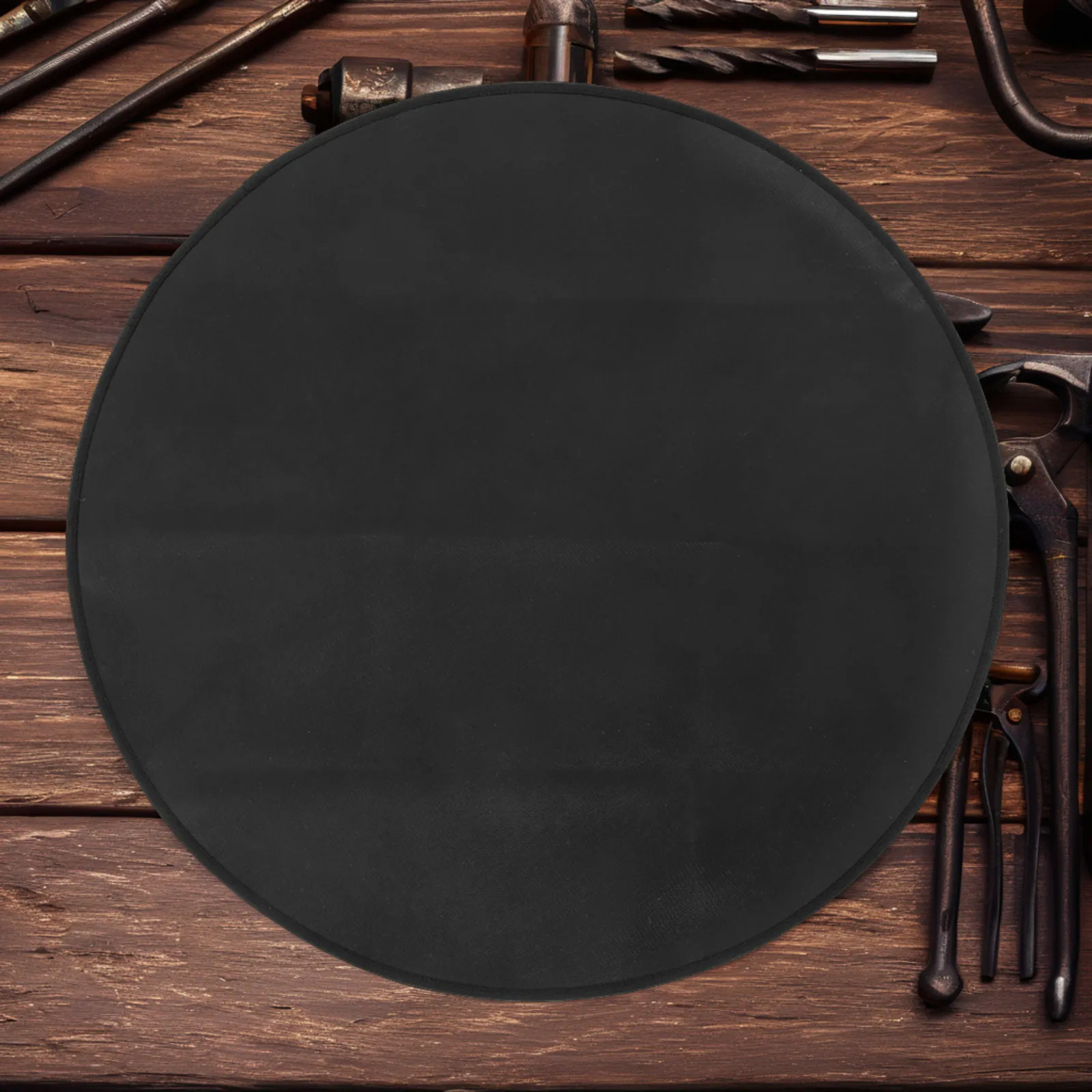 Round Fire Pit Mat Fireproof Heat Resistant Fiberglass 30 Inch Bbq Grill Pad Outdoor Ground Protection Charcoal Protection Easy