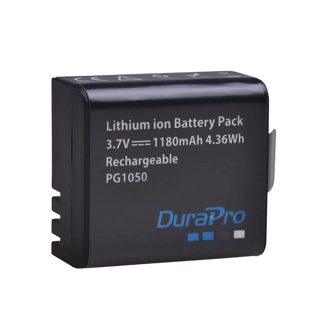 1180mAh PG1050 Rechargeable Battery For SJCAM SJ4000 SJ5000X EKEN H9 H9R H8R H8 action Camera M10 H3R H6S H5S Plus