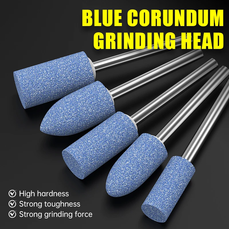 HUHAO 5PC/10PC/100PC Polishing Grinding Head Drill Bit 3mm Electric Grinding Stone Wheel Head Abrasive Mounted Rotary Power Tool