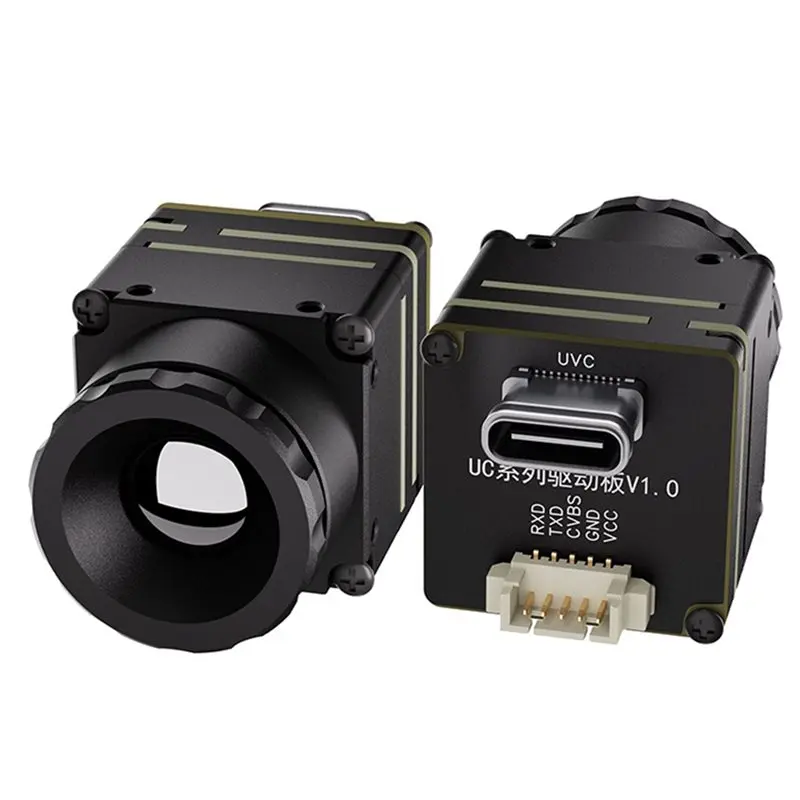 Y44A Drone Thermal Camera, FPV Mini Thermal Module 256x192 CVBS 9mm Lens, 12um for Focal Plane Detector for Quadcopter