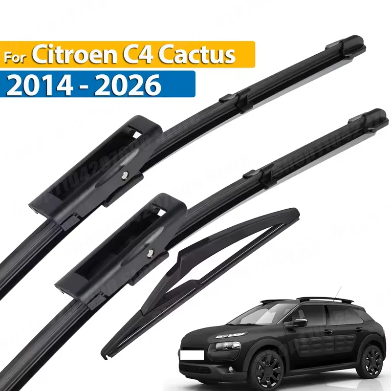 

Wiper Front & Rear Wiper Blades Set For Citroen C4 Cactus 2014 - 2023 Windshield Windscreen Window Brushes 26"+18"+10"
