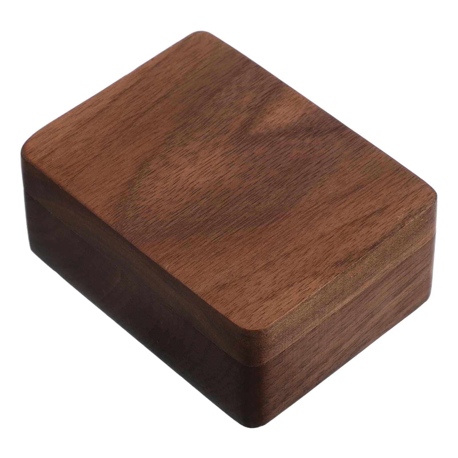 

Tie Clip Storage Box Black Walnut Cufflinks Organizer For Men Jewelry Case Travel Business Gift Small Accessories Holder