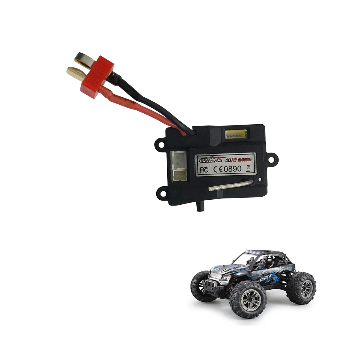 Controlador de velocidad electrónico ESC ZJ07 T, enchufe para Hosim XLH Xinlehong 9130 9135 9137 1/16, piezas de repuesto para coche RC