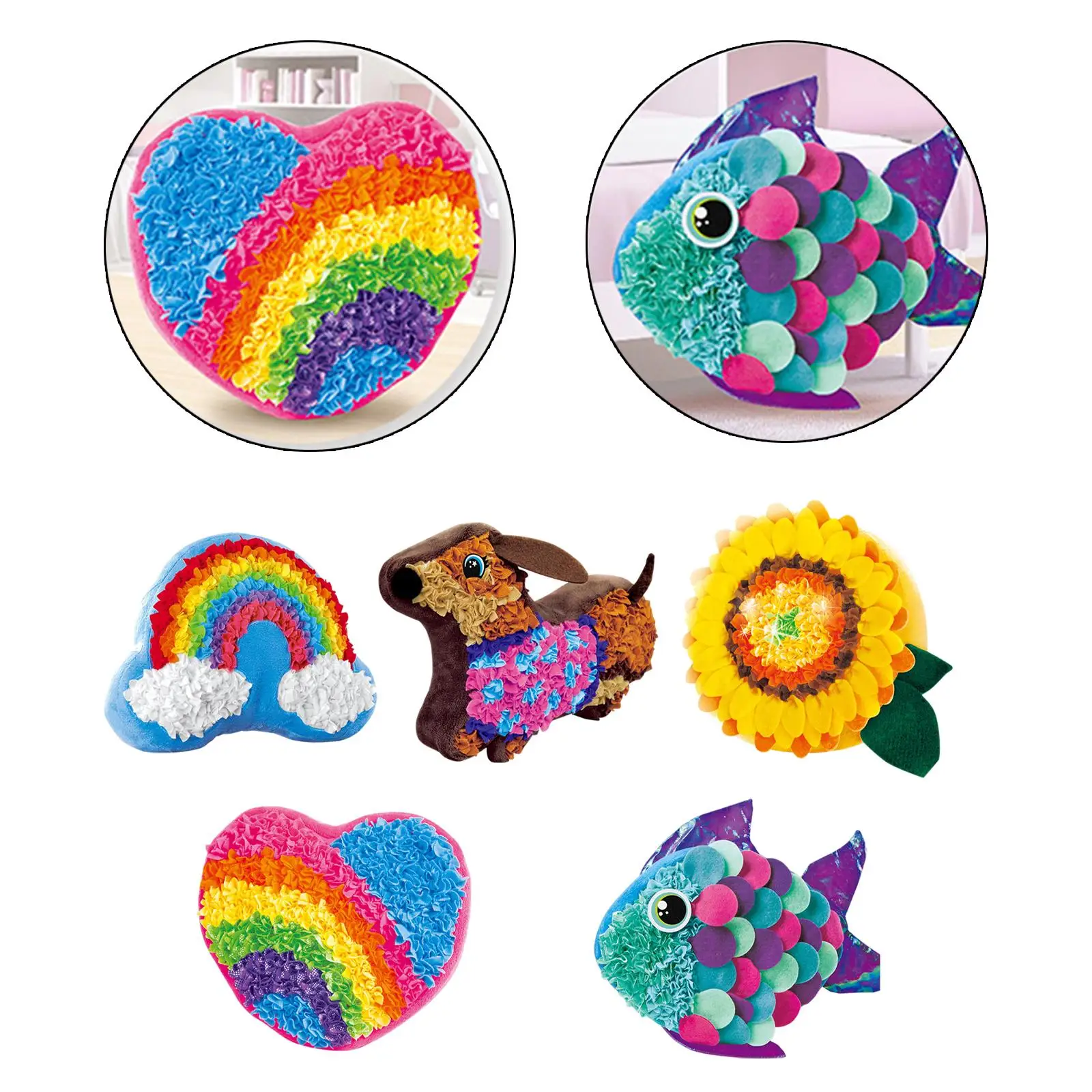 

Забавная плюшевая подушка для рукоделия, наборы для рукоделия, кукла ручной работы, персонализированная для детей, проект, домашний декор