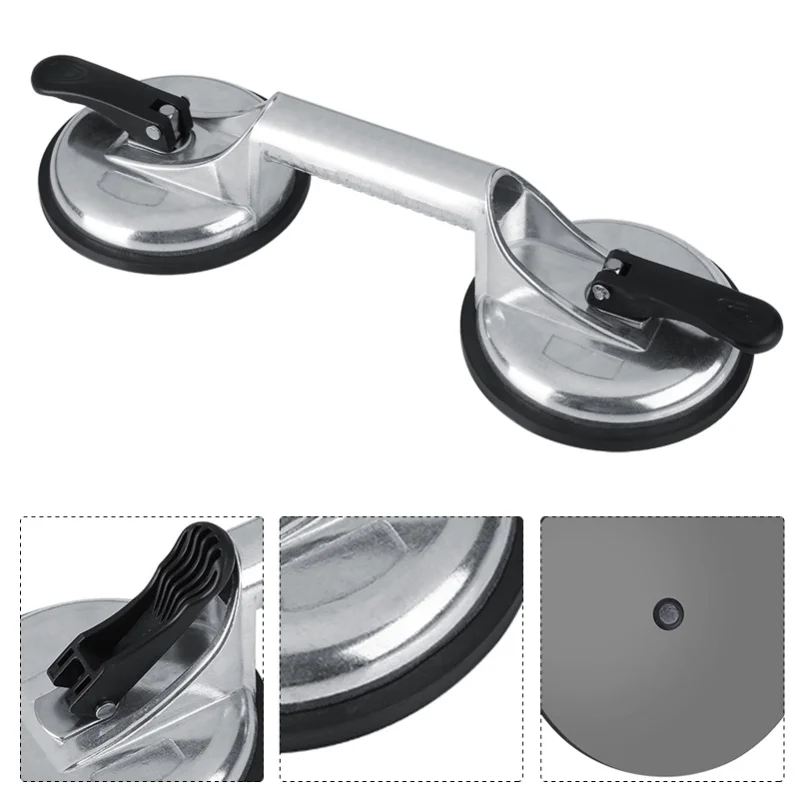 

Присоска из алюминиевого сплава, профессиональный двойной подъемник для стекла, съемник вмятин