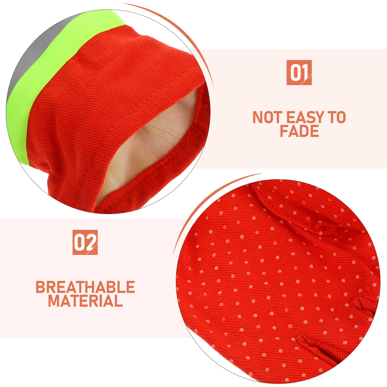 

1 Pair Flame Retardant Protective Gloves Firefighter Work Extrication Gear With Reflective Strip Breathable Durable Safety