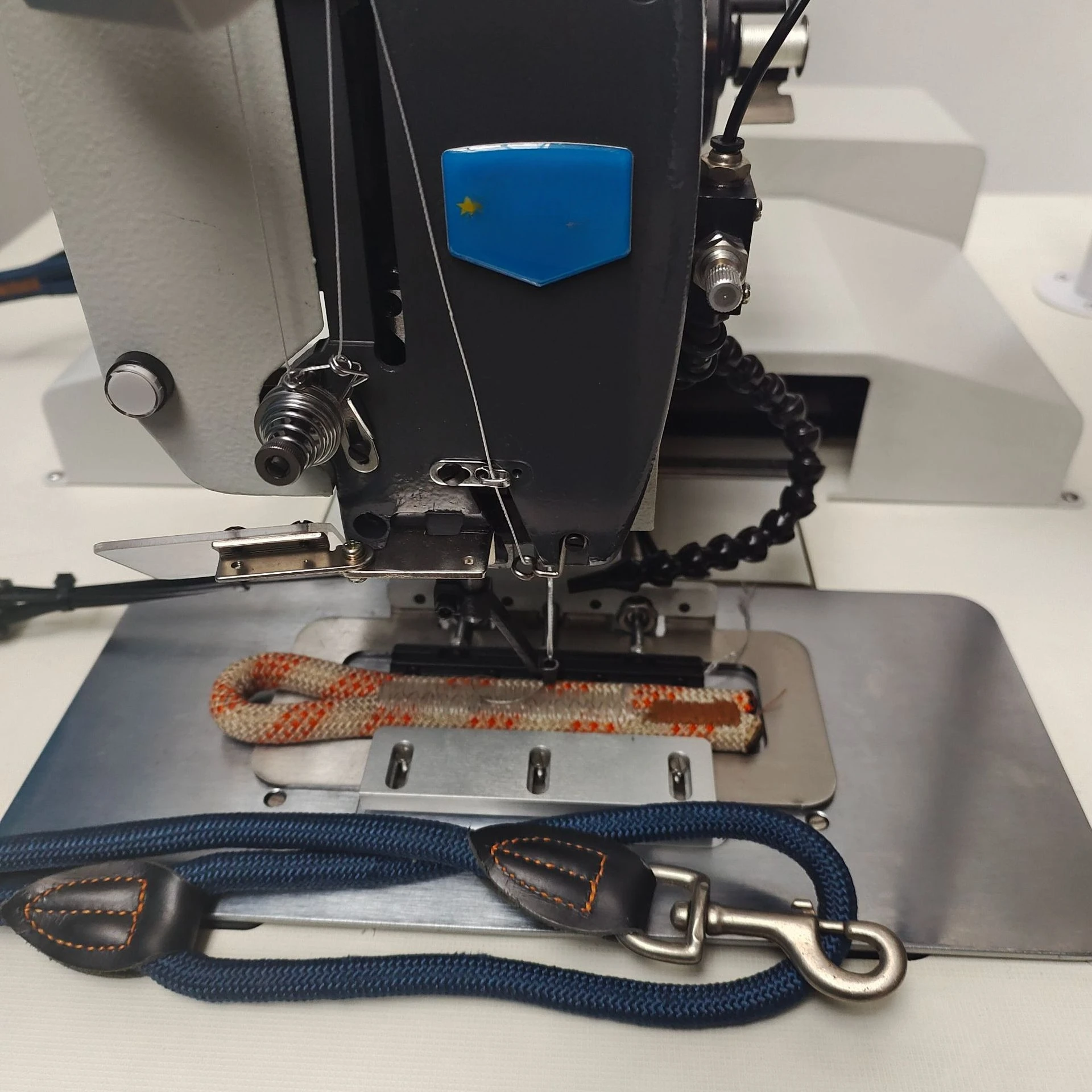 Safety rope, binding belt, hoisting belt, thick line computer pattern machine, thick material machine, rope machine