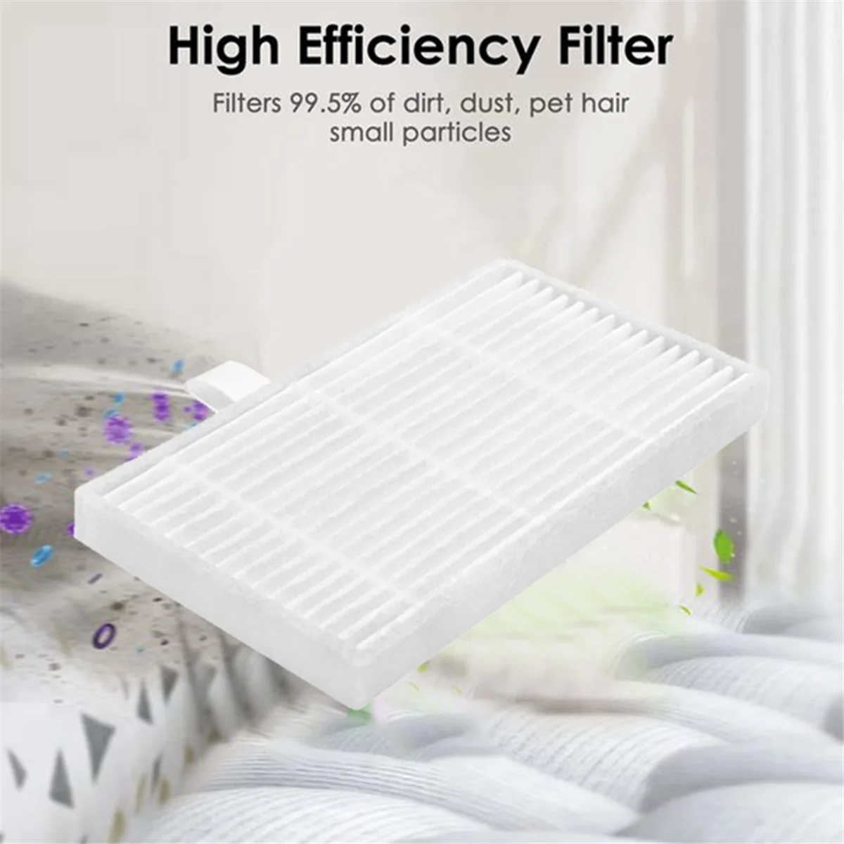 Сменные детали моющиеся для пылесоса Conga 7490 Immortal / 8290 Series, Hepa фильтр, аксессуары 12 шт.