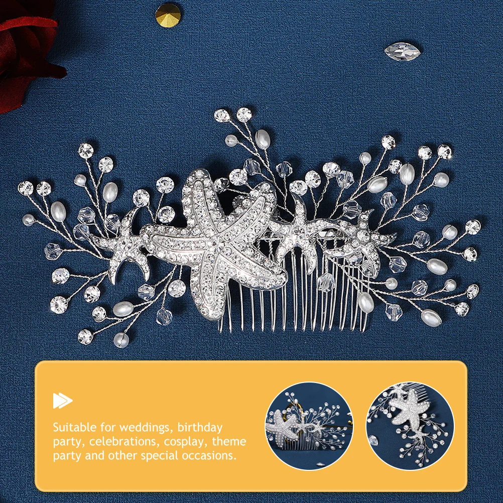 

Расческа с хрустальным жемчугом, свадебные аксессуары для волос, элегантные боковые расчески для женщин, декоративная расческа для волос, аксессуар