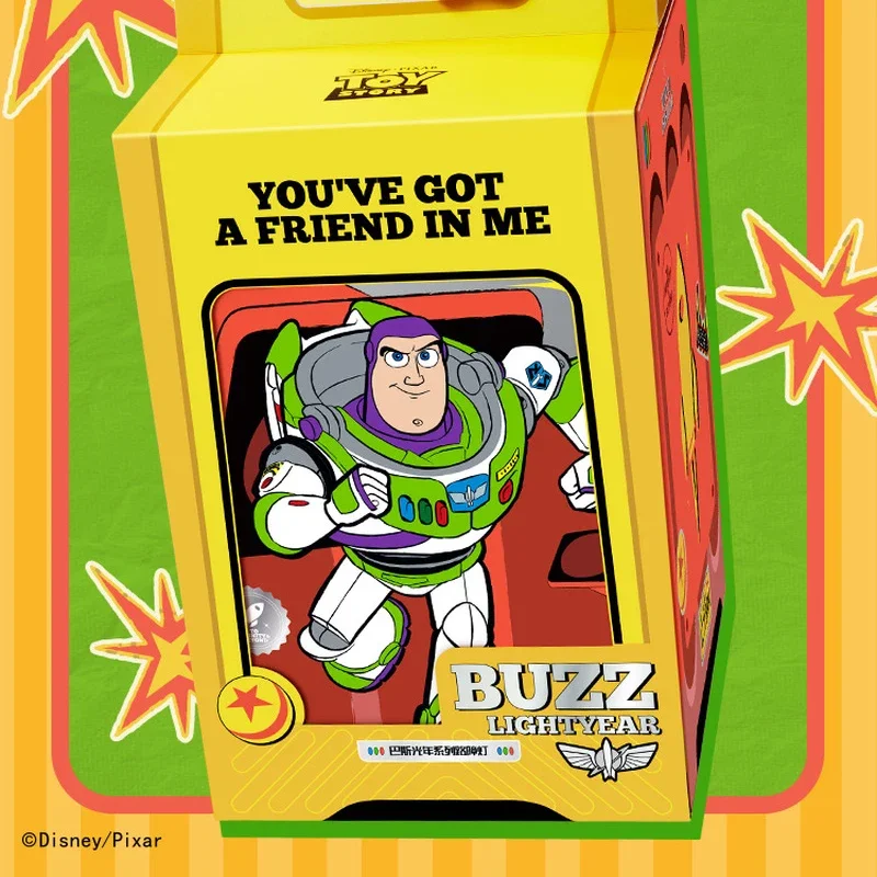 Martube Buzz Lightyear Barricade Lamp Toy Story Animation Popular Toys Toy Story Table Lamp Decoration Home Accessories