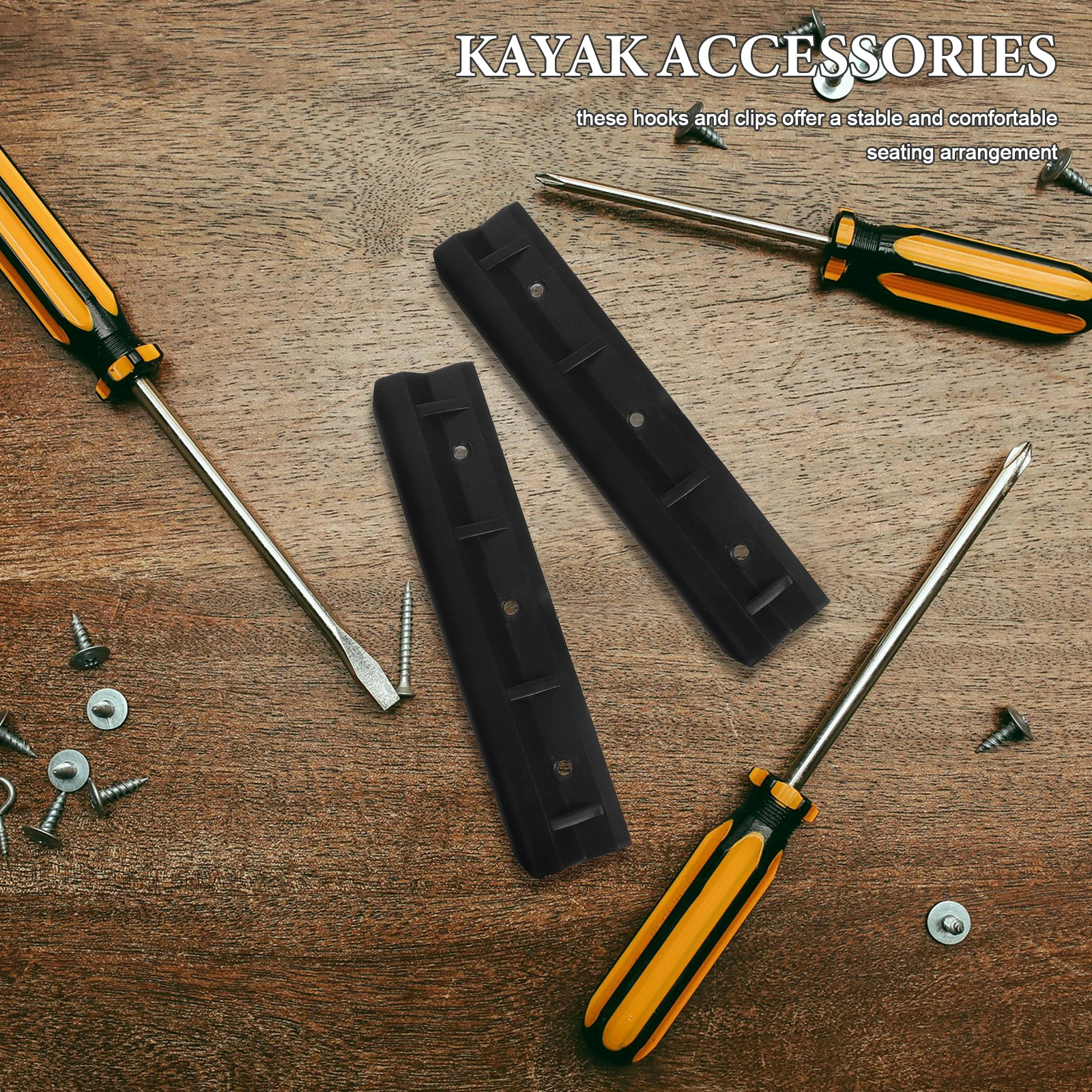 

4Pcs Kayak Seat Hook Durable PVC Bracket Quick Installation Removal for Inflatable Boat Canoe Yacht Accessories